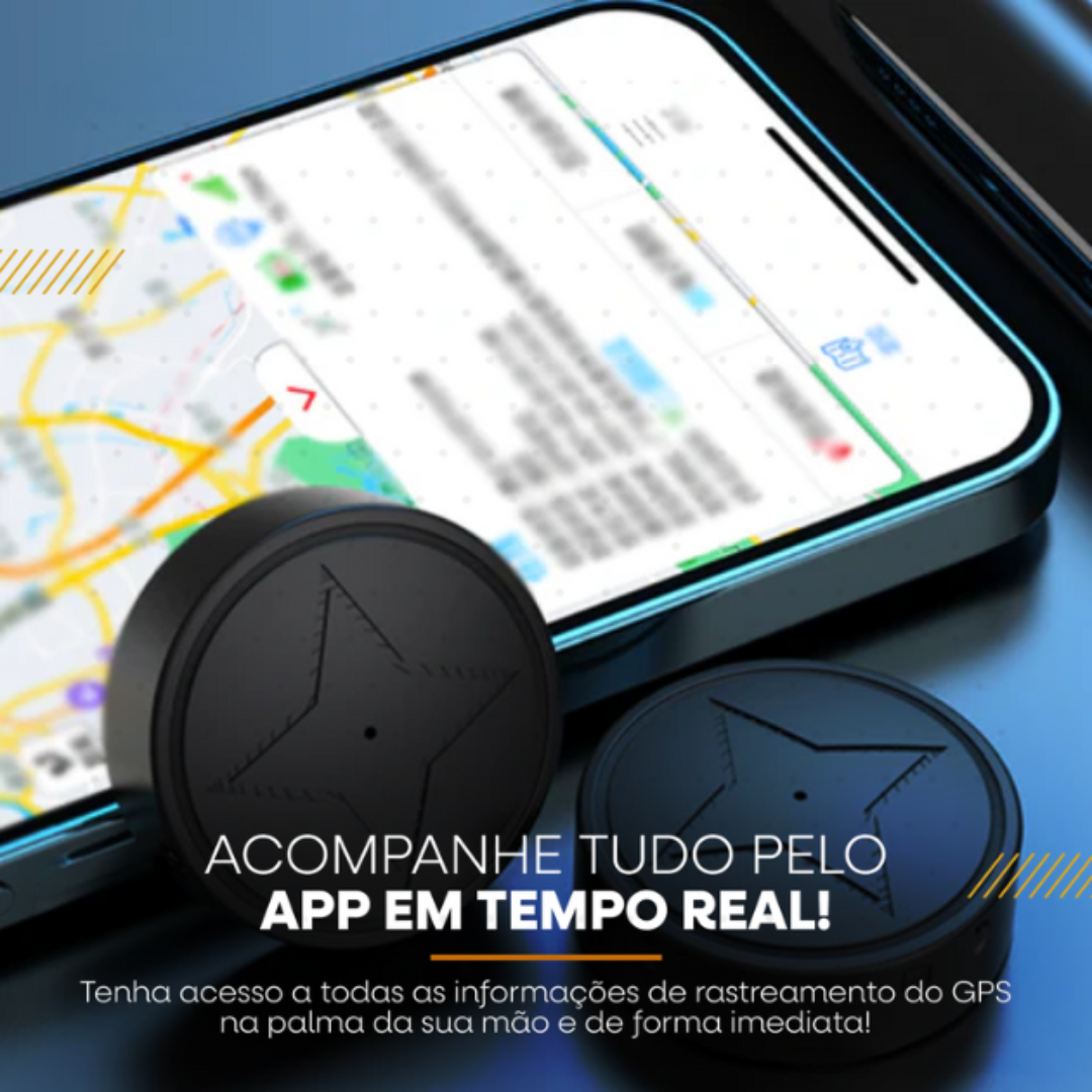 Mini Rastreador GPS para Veículos - Magnético e Preciso